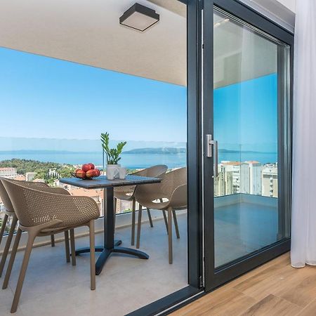 Luxury Adria Sea & City View Apartment Makarska Zewnętrze zdjęcie