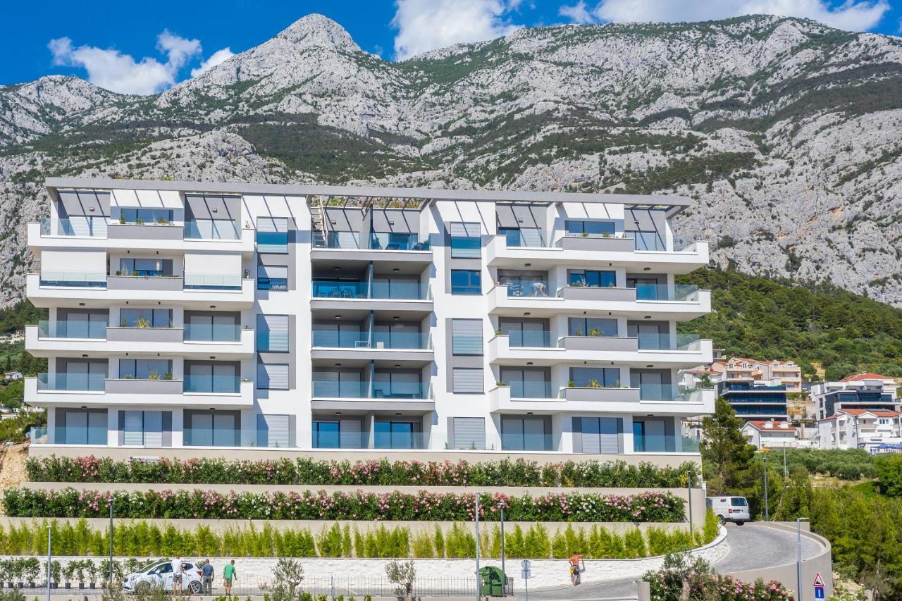 Luxury Adria Sea & City View Apartment Makarska Zewnętrze zdjęcie