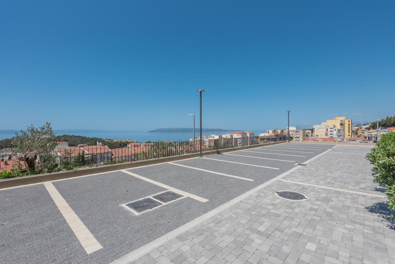 Luxury Adria Sea & City View Apartment Makarska Zewnętrze zdjęcie